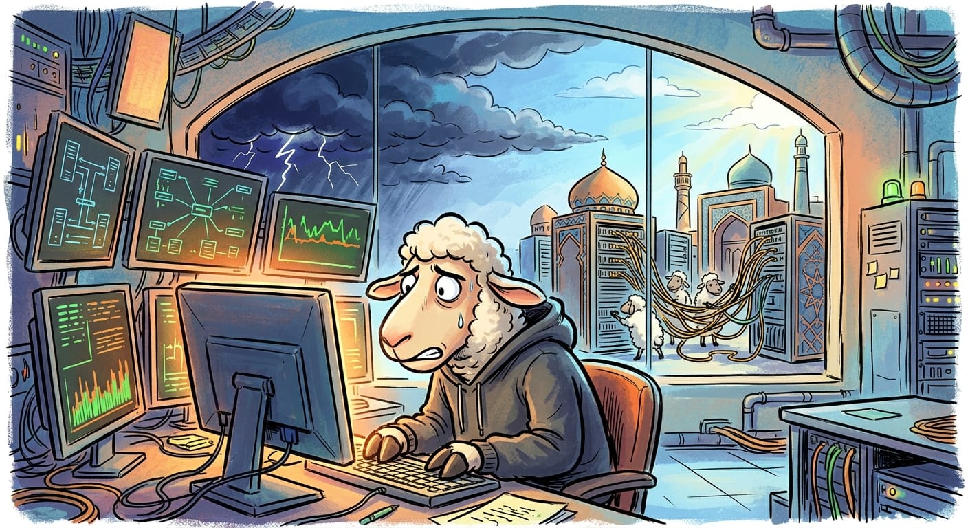 Iranian Wolves Took A Nap, Woke Up Cranky, And Now They're At The Fence Again