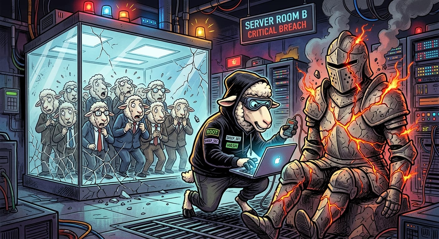 Nine Holes In The Fence?! AppArmor Said "No Cap, Come On In" 🐑💀