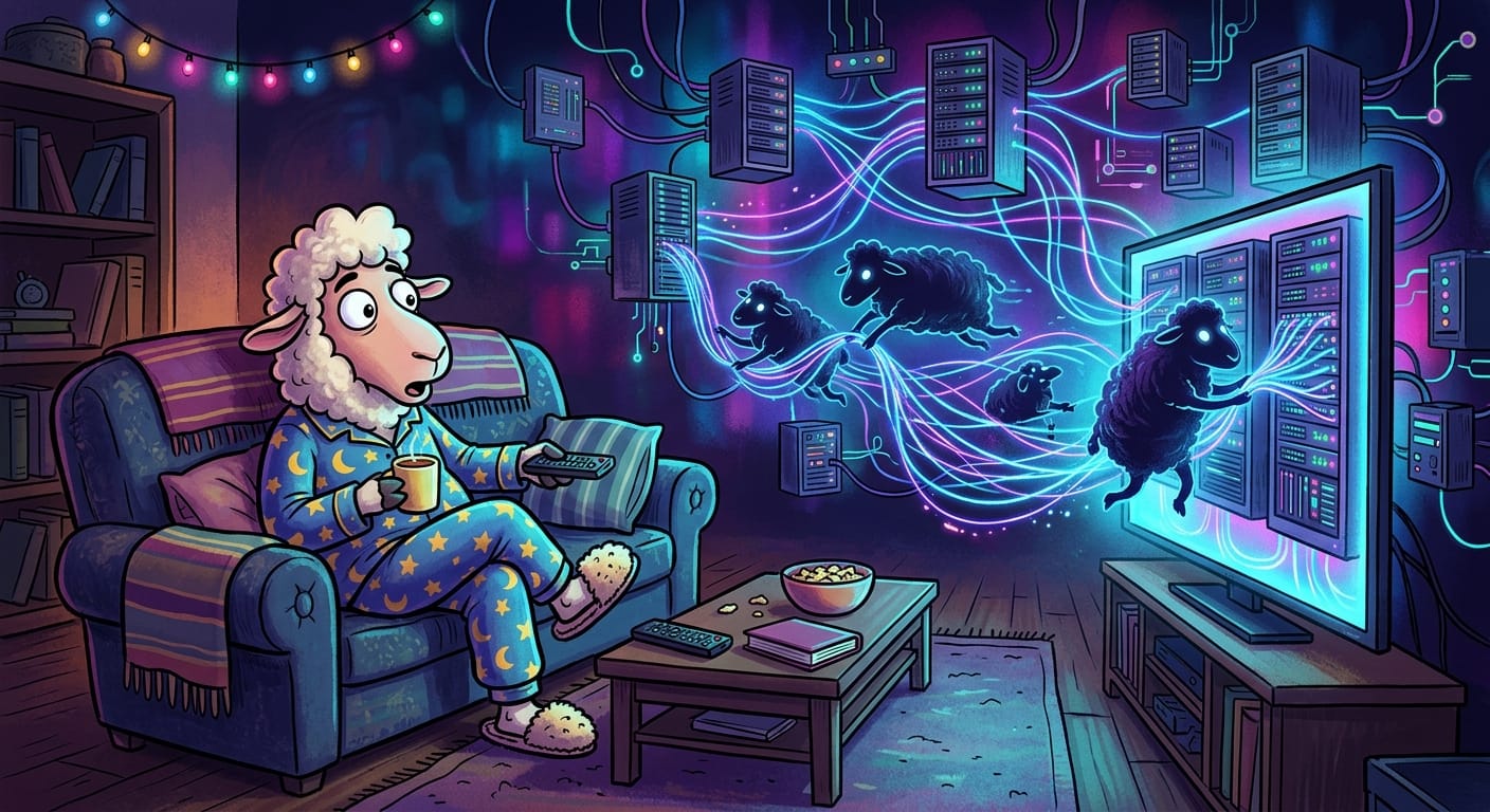 Your Free Sheep-Vision App Is Selling Your TV's Internet Connection To Feed The AI Wolves