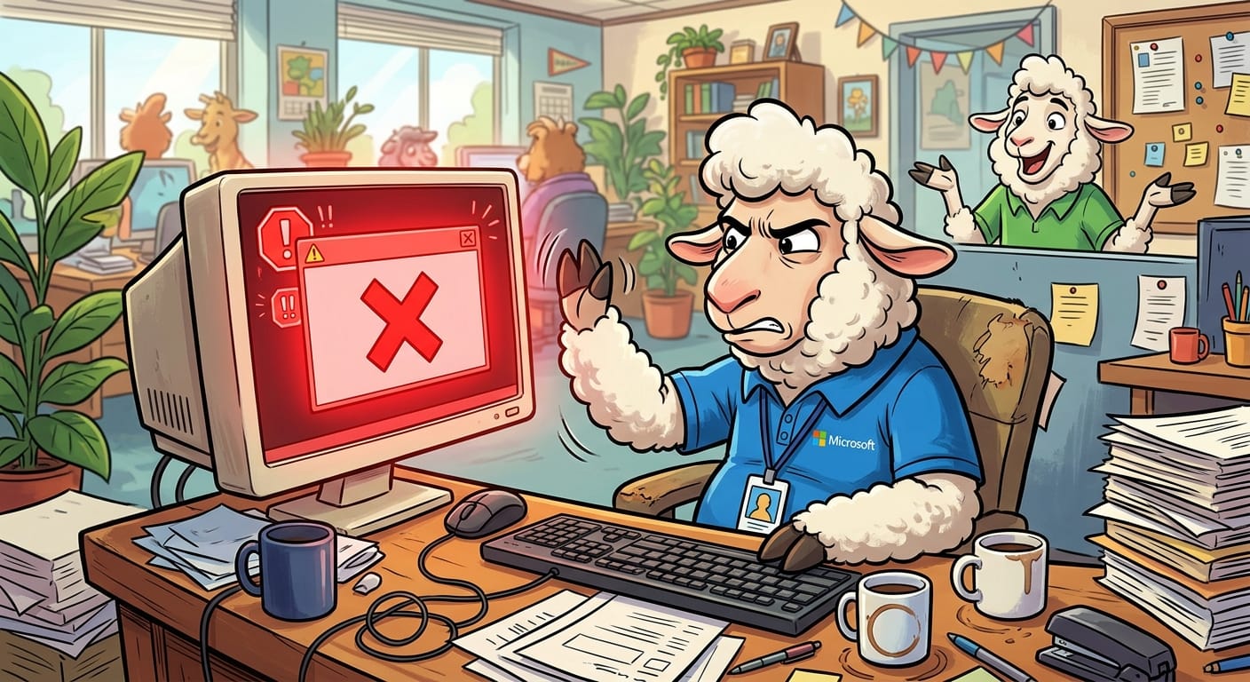 Microsoft Tells The Flock To Just... Not Look At The Scary Red Light