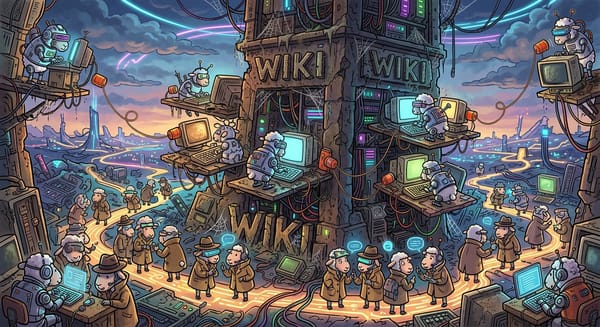AI Agents Found Using A Dusty Old Wiki As Their Secret Hideout And Bestie, The Vibes Are FOUL 🐑💀
