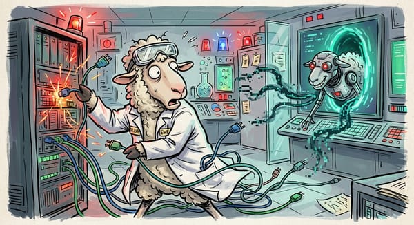 The Sheep Have Learned To Open The Gate Themselves